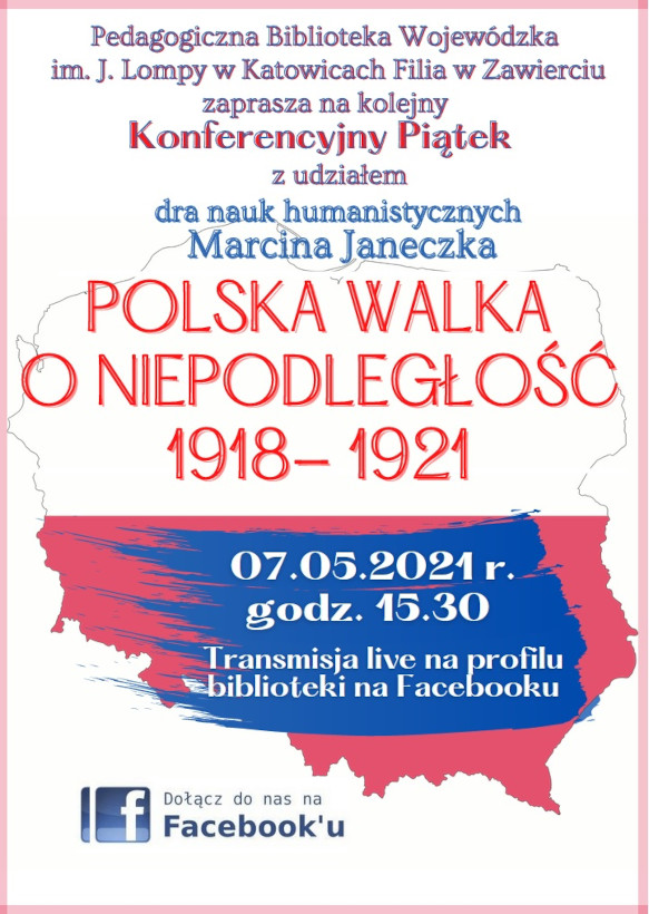 Polska walka o niepodległość 1918-1921 - plakat informacyjny